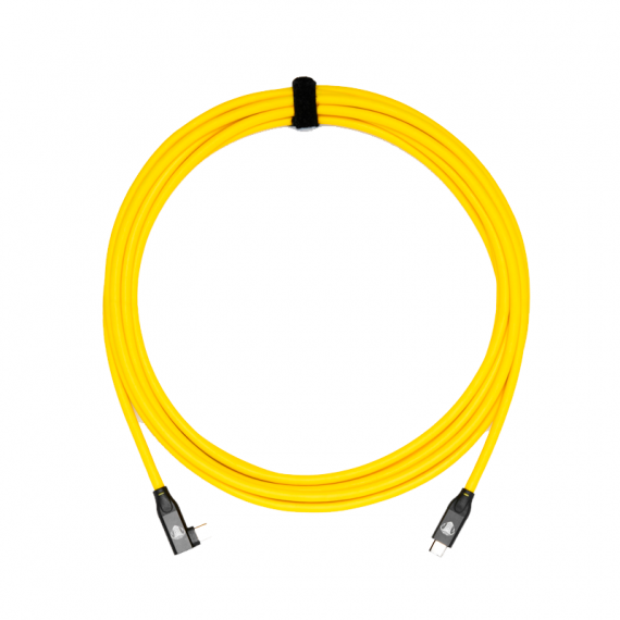 COBRA TETHER 90º 5M Usb-c To Usb-c Cable Amarillo