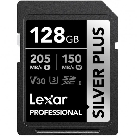 LEXAR Professional Silver Plus Sdxc 128GB - Guanxe Atlantic Marketplace