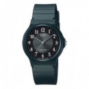 CASIO MQ-24-1B3 Reloj Analógico para Hombre - Esfera Negra con Números Blancos - Clásico y Resistente Al Agua