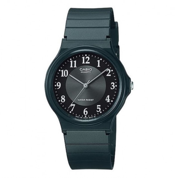 CASIO MQ-24-1B3 Reloj Analógico para Hombre - Esfera Negra con Números Blancos - Clásico y Resistente Al Agua