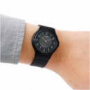 CASIO MQ-24-1B3 Reloj Analógico para Hombre - Esfera Negra con Números Blancos - Clásico y Resistente Al Agua