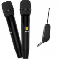HIFUTURE WM100 Pack 2 Micrófonos Inalámbricos Recargables 2.4G