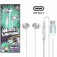 REMAX RM-512A Auriculares Usb-c Metálicos Azules