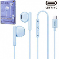 REMAX RM-522A Auriculares Usb-c con Cable - Azul