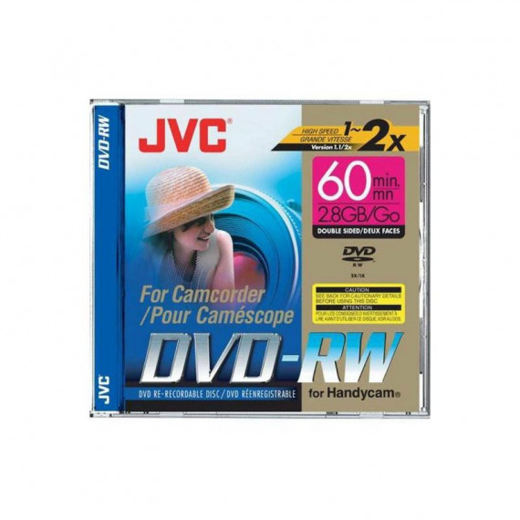 JVC Dvd-rw 60 Min Regrabable para Videocámaras