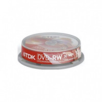 TDK Dvd+rw 1.4GB Tarrina de 10
