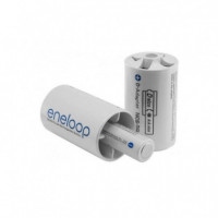 SANYO Adaptador de Pilas Recargables Aa a D