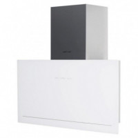 CATA Goya 90 Wh Campana Decorativa Vertical Cristal Blanco