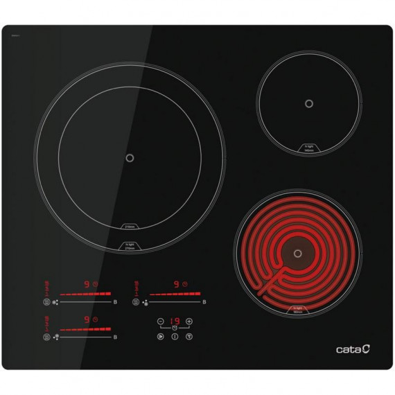 CATA Tdm 6003 Vitrocerámica 3F Negra
