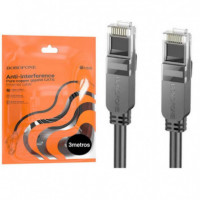 BOROFONE BUS01 Cable Ethernet Cat. 6 3 Metros Negro - Guanxe Atlantic Marketplace