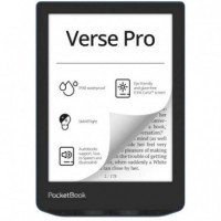 POCKETBOOK Verse Pro Lector de Libros Electrónicos 6'' HD Smartlight Wifi Azul