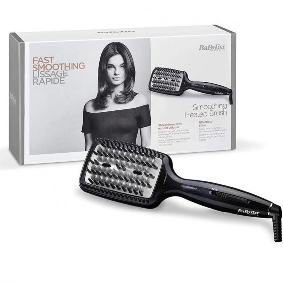 BABYLISS HSB101E Cepillo Alisador Negro
