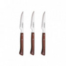 ATEMPO Pack 3 Cuchillos Chuleteros