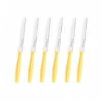 ATEMPO Pack 6 Cuchillos Postre Doble Blíster