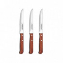 ATEMPO Pack 3 Cuchillos Multiusos Microdoble Corte
