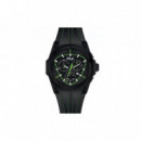 FILA 38-821-005 Reloj Negro Cronógrafo Deportivo