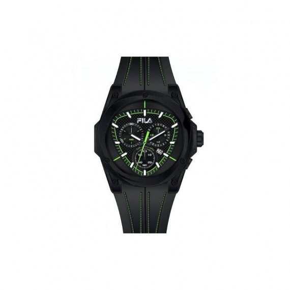 FILA 38-821-005 Reloj Negro Cronógrafo Deportivo