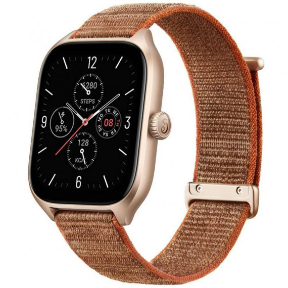 AMAZFIT GTS 4 Smartwatch Dorado y Marrón