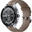 XIAOMI Watch 2 Pro 4G Lte Silver Case Brown Leather