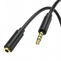 BOROFONE BL12 Cable Extensor 3.5MM Macho-hembra 2M Negro