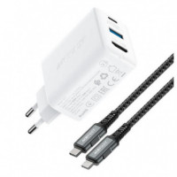 ACEFAST A17 Cargador 65W Gan Usb-c con Hub HDMI