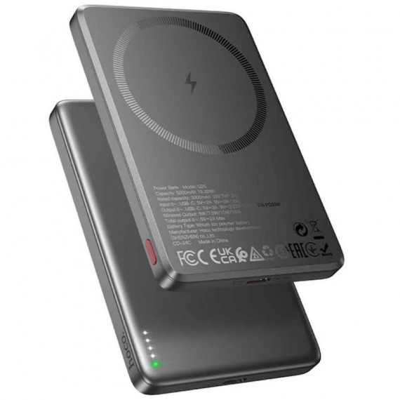 HOCO Q26 Joy Power Bank Magsafe 5000 Mah Gris