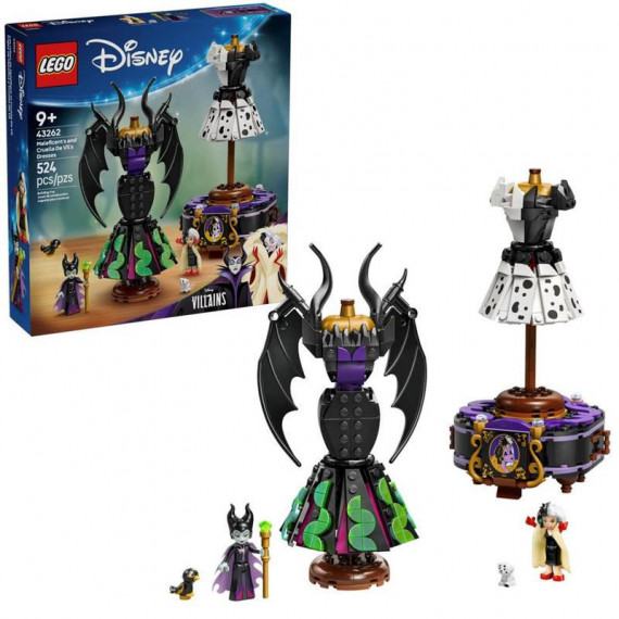 Lego DISNEY Trajes de Maléfica y Cruella de Vil 43262