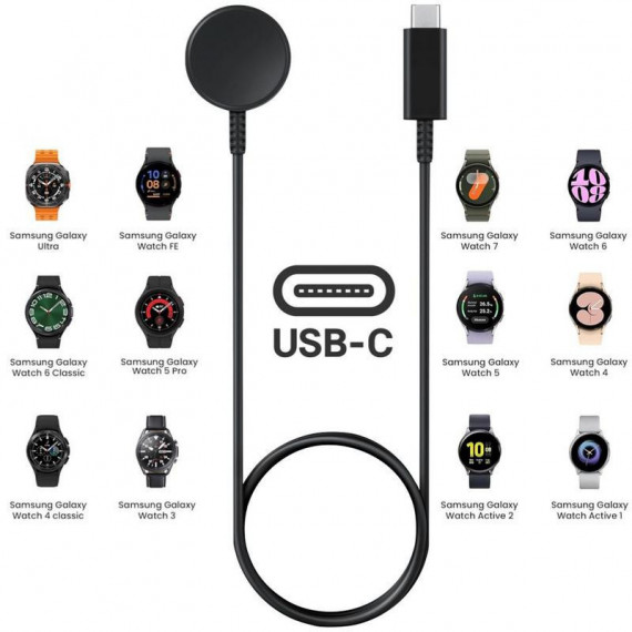 SAMSUNG Cargador Inalámbrico Rápido Usb-c EP-OL300 Negro