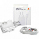 XIAOMI 67W Charging Combo (type-a) con Cable Usb-c