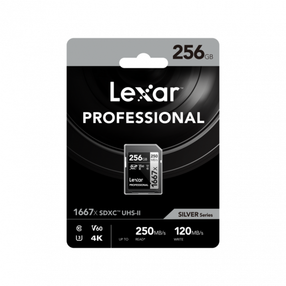 LEXAR Sd Pro Silver Series Uhs-ii 1667X 256GB V60