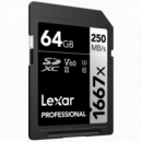 LEXAR Sd Pro Silver Series 1667X 64GB V60