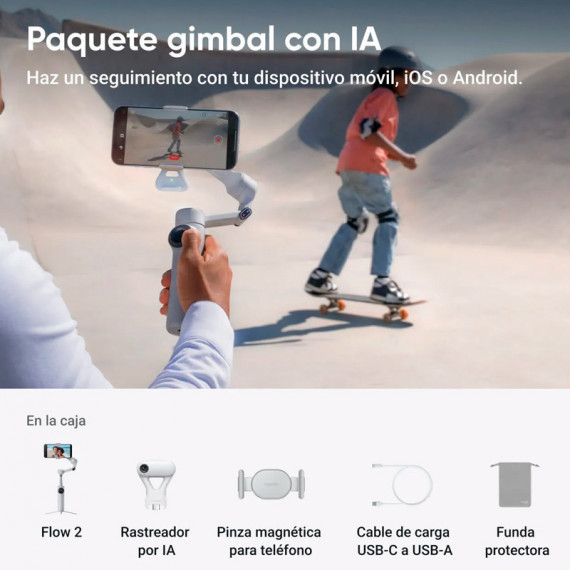 INSTA360 Flow 2 Ai Tracker Kit Stone Gray - Guanxe Atlantic Marketplace