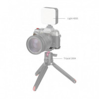 SMALLRIG Empuñadura en Forma de L de Madera 4736 para Fujifilm X-T50 Plata Carbón