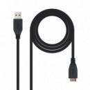 NANOCABLE Cable USB 3.0 a Macho a Micro USB 3.0 B Macho 1M