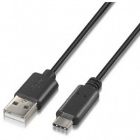 NANOCABLE Cable USB 2.0 Tipo C a USB a Macho 0.5M Negro - Guanxe Atlantic Marketplace