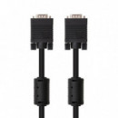 NANOCABLE Cable Svga HDB15 Macho/macho 1.8M con Ferritas