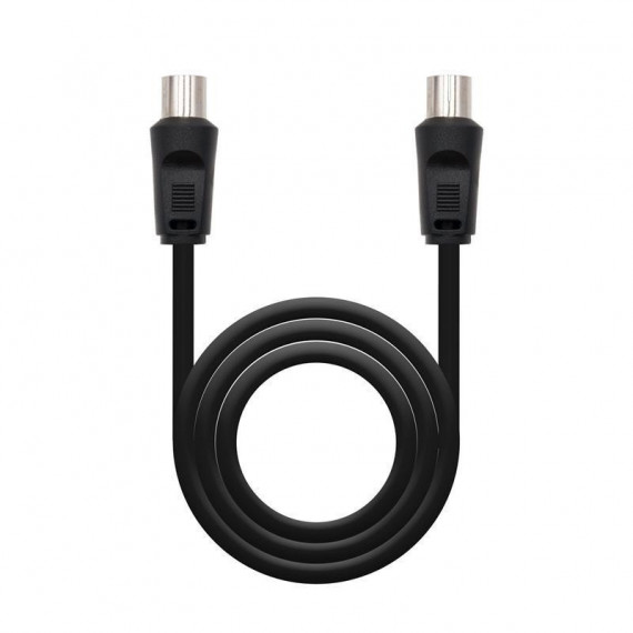NANOCABLE Cable Antena TV 75 Ohm M/h 1.8M Negro