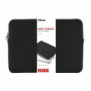 TRUST Funda Protectora Sleeve 15.6'' Negra