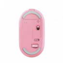 TRUST Puck Ratón Recargable Inalámbrico BLUETOOTH Rosa