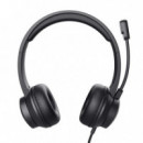 TRUST Ayda Auriculares con Micrófono USB para Pc - Negro