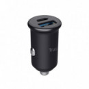 TRUST Maxo Cargador de Coche 38W Usb-a y Usb-c