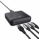 TRUST Maxo Cargador de Escritorio USB 100W 4 Puertos