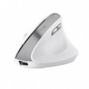TRUST Bayo Ii Ratón Ergonómico Inalámbrico Recargable Blanco