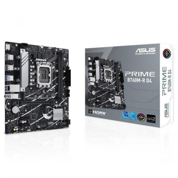 ASUS Prime B760M-R D4 Placa Base Micro-atx