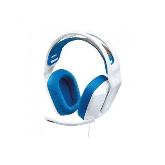 LOGITECH G335 Auriculares Gaming con Micrófono - Blanco/azul