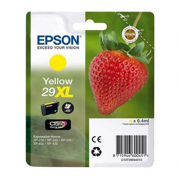 EPSON 29XL Amarillo T2994 Cartucho de Tinta Original