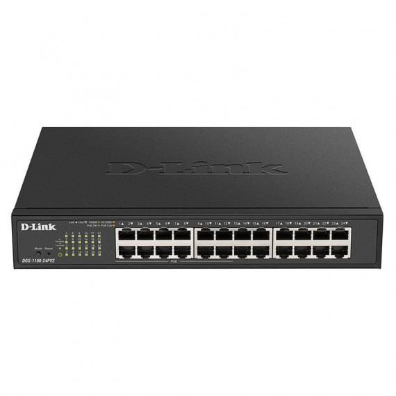 D-LINK Switch Gigabit 24 Puertos Poe+ DGS-1100-24PV2/E