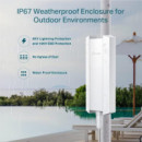 TP-LINK EAP610-OUTDOOR Punto de Acceso Wifi 6 AX1800 para Exterior