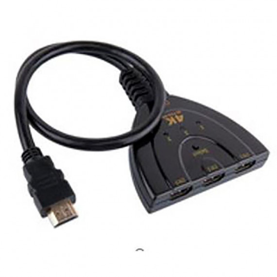 Adaptador ONEWAY HDMI 3X1 Splitter 4K Negro