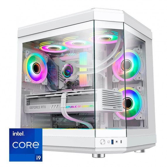 Ordenador Gaming Hype Rgb I9-14900K / 32GB DDR5 / 2TB Nvme / Refrigeración Líquida / 850W Blanco  GM